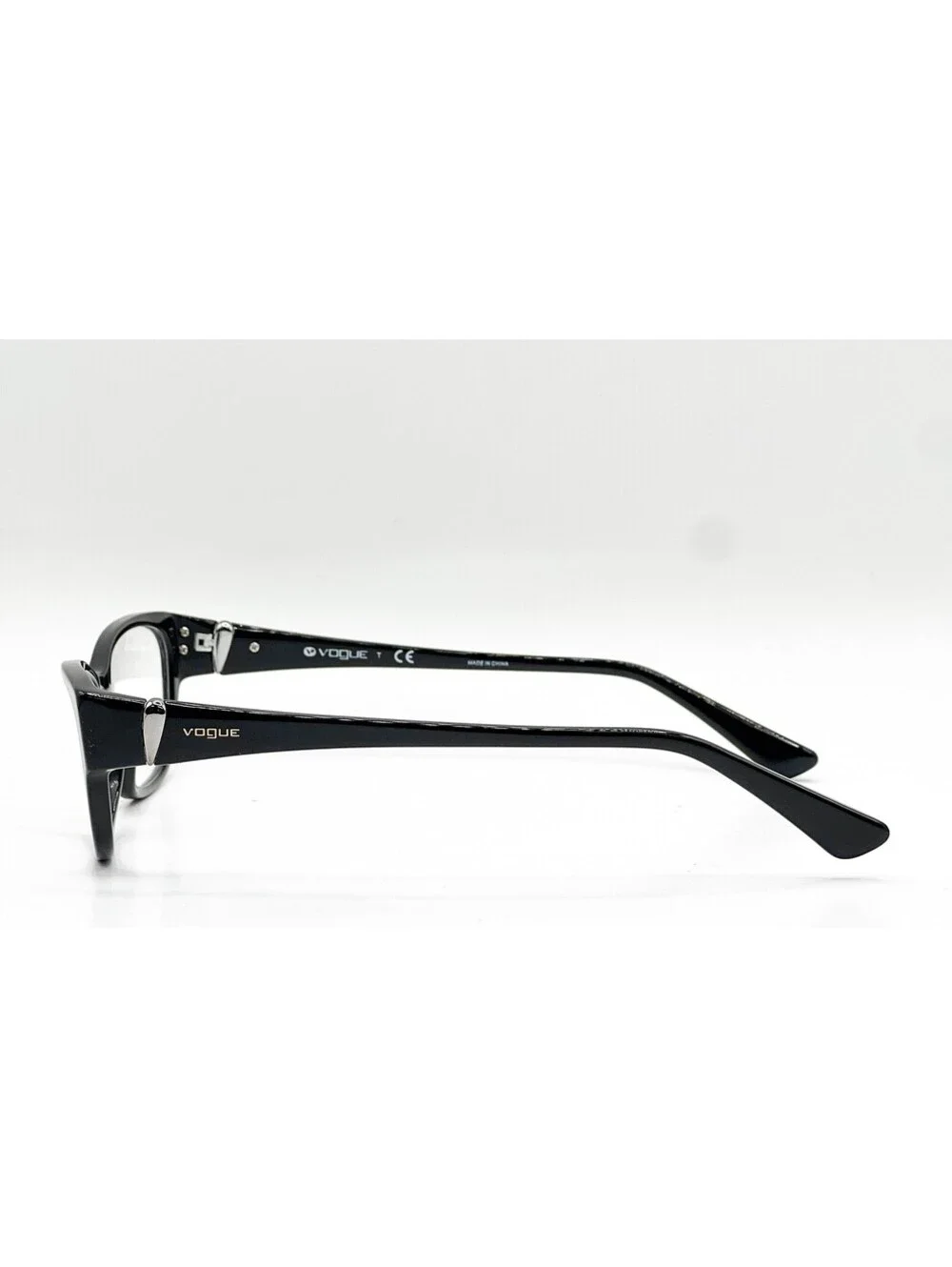 Vogue VO 2841 W44 Black Cat Eye Authentic Eyeglass Frames 52-16